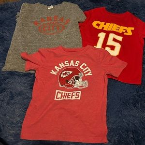 Chiefs shirts soft boys 3T